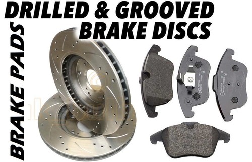 Front drilled grooved brake - drilled,