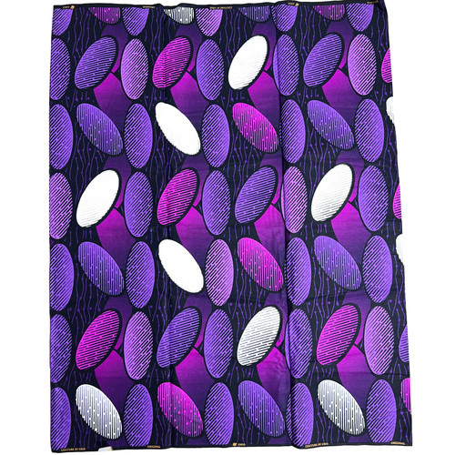 Purple african fabric - purple,