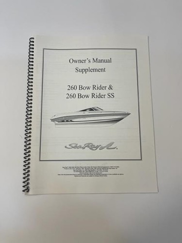 Owner manual supplement - owner's,