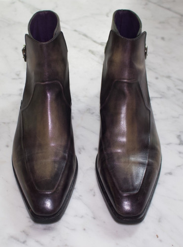 Berluti black burnished buckle - berluti,