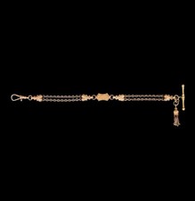 9ct Gold Antique Albertina
