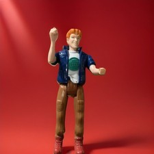 Rare Captain Planet “Wheeler” Figure 1991 Blue Jacket Excellent Condition 
