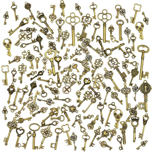 125pcs old lock - lock, keys