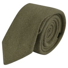 Sage Green Woven Wool Tie