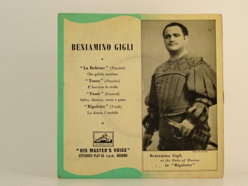 Beniamino gigli operatic arias - operatic,