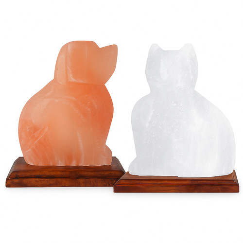 Himalayan salt lamp - dog, &