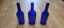 John Harvey Vintage Cobalt Blue Bottles 2x750ml 1x Litre