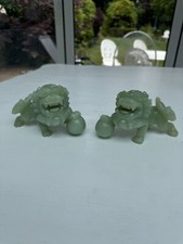 Pair Asian Chinа Jade Icy