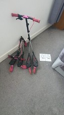 slider mini foldable scooters - pink and black - used