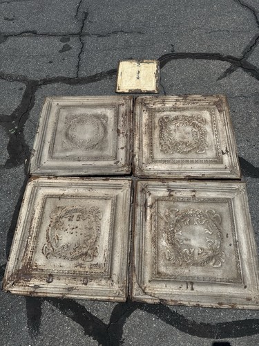 Lot antique tin - 4, +1