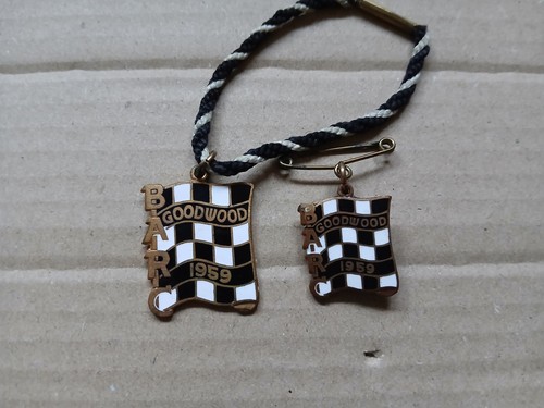 Barc goodwood badges 1959 - goodwood,
