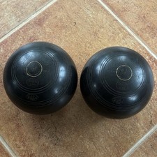 X2 Drakes Price Lawn Bowls Size 5 Willie Wood B7786 Set Of 2 Used BIBC X99