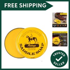 Saddle Soap, 3.5 oz, Yellow
