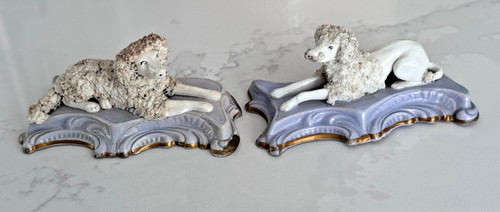 Pair antique staffordshire - pair,