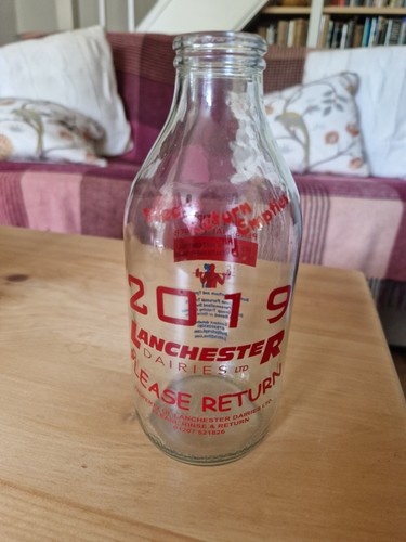 Milk bottle lanchester - lanchester, dairies
