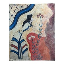 Minoan Girl Crocus Saffron