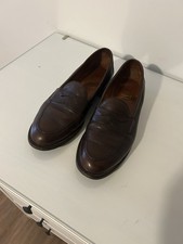 Alden Penny Loafer Flex Welt 9694F Dress Shoes Brown Soft Calfskin Size 9.5 B/D