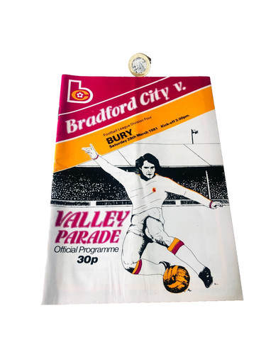 Football programme bradford - football,