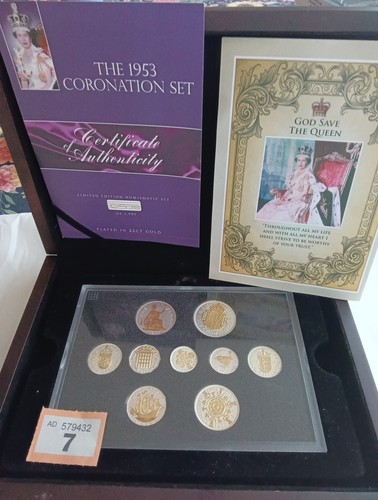 The 1953 coronation coin set - 1953,