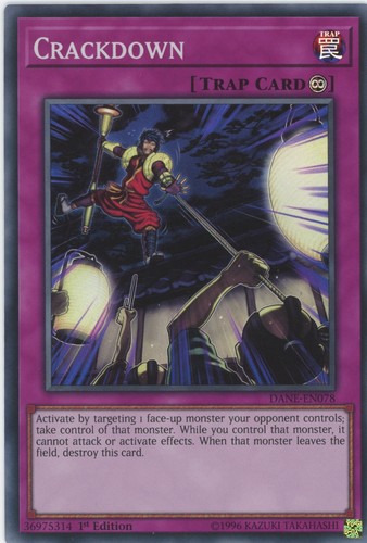 Yugioh crackdown dane en078 - crackdown, dane-en078