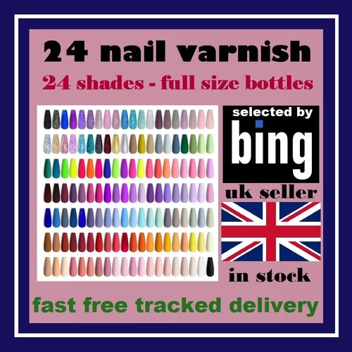 Nail varnish polish set - 24,