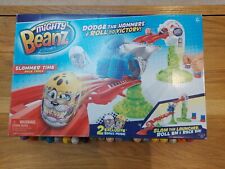 Mighty Beanz Slammer Time Race Track Game + 20 Beanz