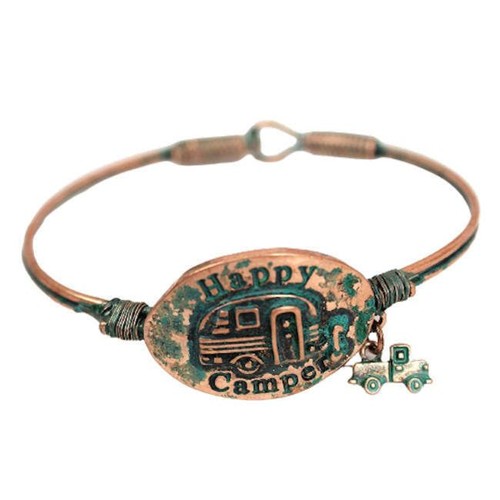 Happy camper bracelet new - bracelet,