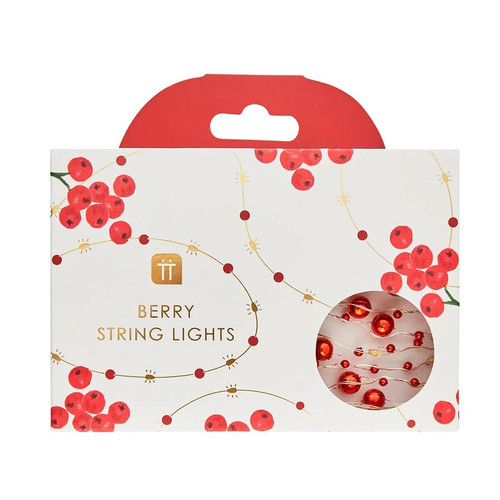 Christmas berry string led - christmas,