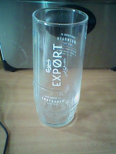 Carlsberg logo pint glass - logo,