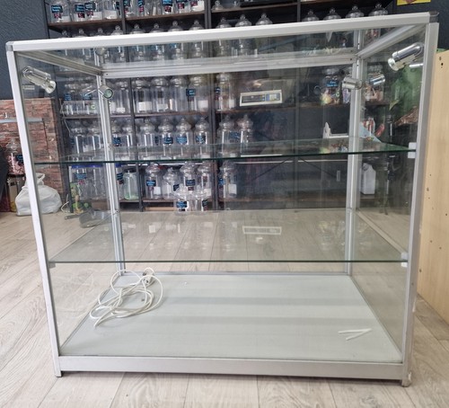 Retail glass shelf display - retail,