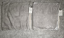 West Elm Pearl Gray Velvet