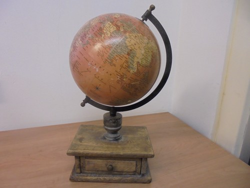 Vintage world globe - vintage, on