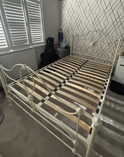 Double Laura Ashley Metal Bed