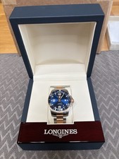 Longines HydroConquest 41mm Automatic Watch Silver And Rose Gold