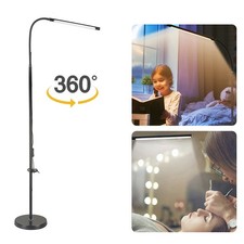 LED Floor Lamp Gooseneck 360 Adjustable Reading Standing Lamp For Office Bedroom