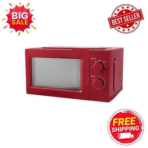 Red manual microwave 17l - microwave, 700w
