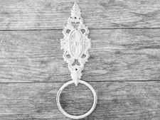 Shabby chic towel ring ornate - shabby,