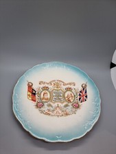 William Lowe Coronation of King Edward VII 1902 Plate 9.5" diameter antique