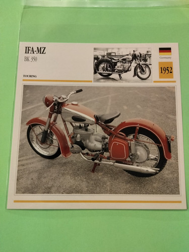 Ifa 350 motorcycles - ifa-mz, bk-350