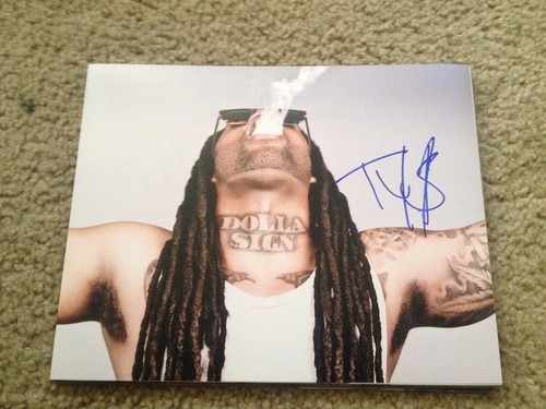 Dolla sign autographed - sign, ty$
