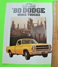 1980 DODGE WORK TRUCK CATALOG