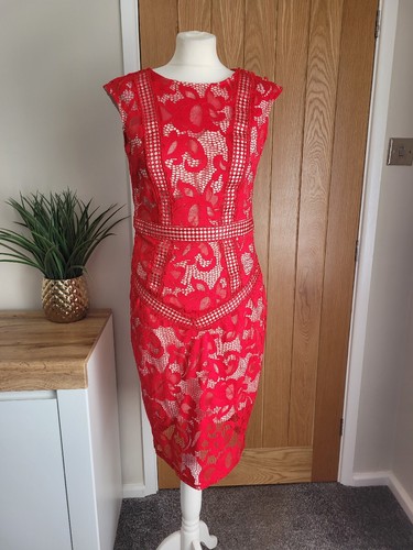 Little mistress red - red, lace