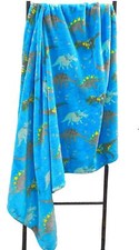 Blue Soft Fleece Dinosaur