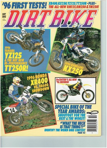 October 1995 dirt - 1995, bike