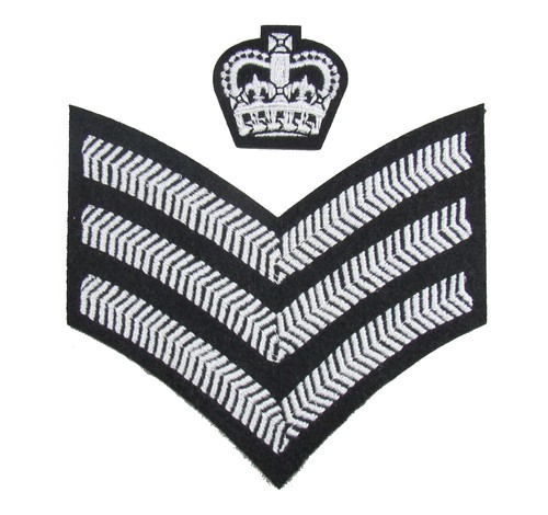 Badge sergeant crown - badge,