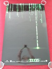 THE MATRIX RELOADED - A HOLOGRAPHIC US ONE SHEET ROLLED POSTER KEANU REEVES 2003