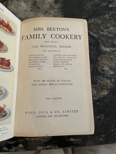 Vintage 1920s mrs beeton - vintage, beeton's