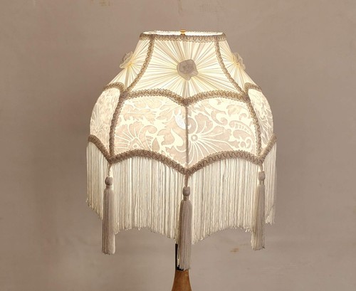 Victorian white velvet - white,