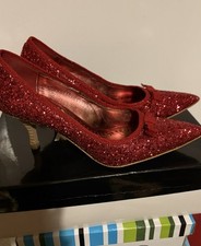 Red glitter ..  Dorothy ‘ Ruby Red Slipper ‘ heels. Perfect condition. 