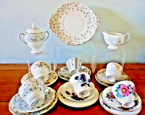 Superb vintage bone china - bone, 21